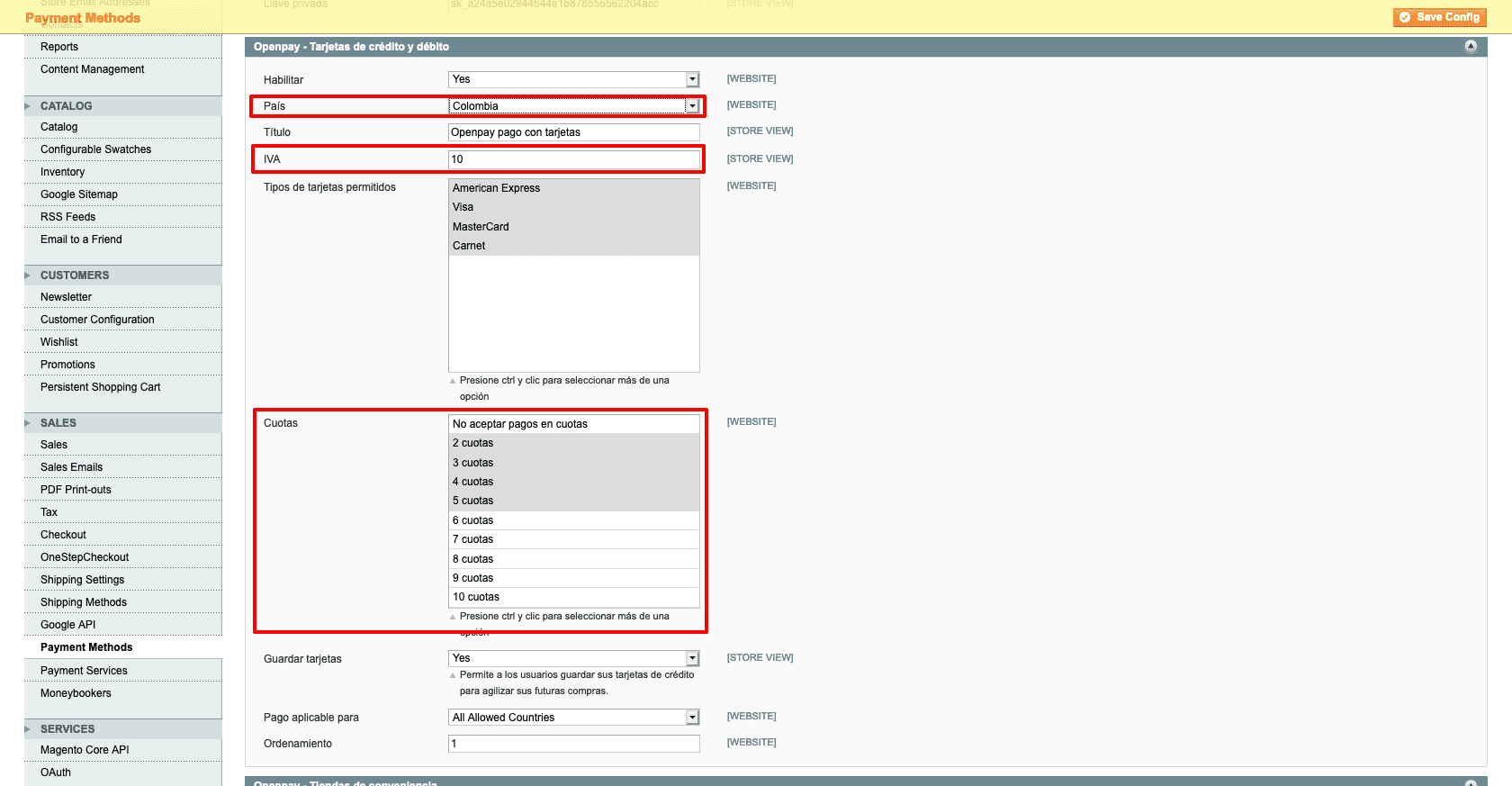Configuración de plugin Magento paso 6