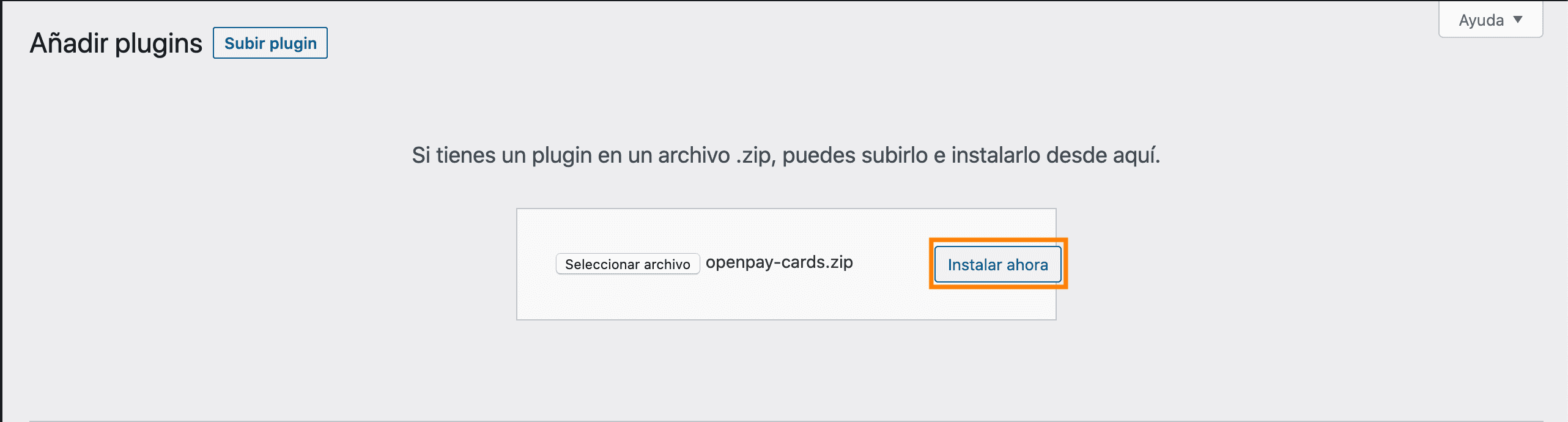 Paso 3 Instalación de plugin WooCommerce paso 3
